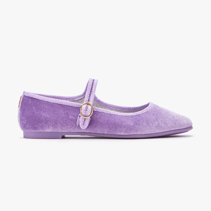 Belle Mary Jane - Violet Upcycled Shoe Look  