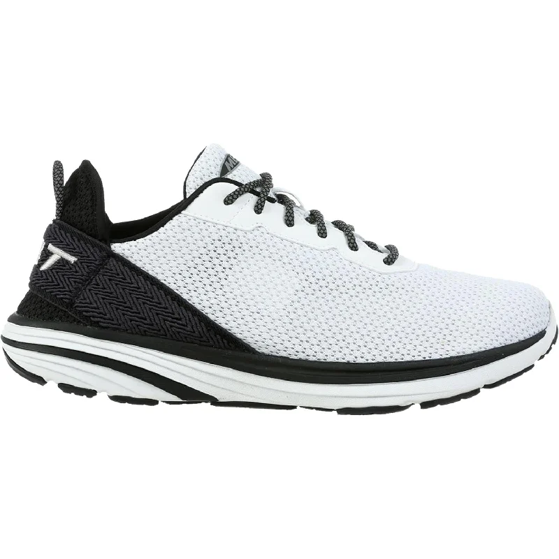 Women's MBT Gadi Black/White Mesh Art Deco - Inspired Shoe Look  