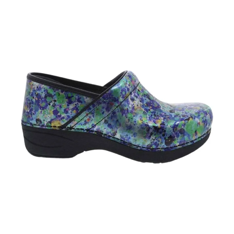 Dansko Women's XP 2.0 - Watercolor Dots Patent Hemp - Material Shoe Style  