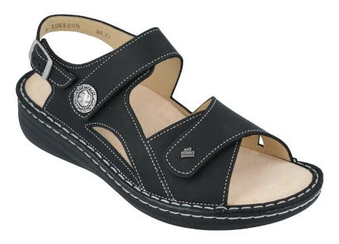 Barbuda Black Nubuck Elastic - Sided Chelsea Look  