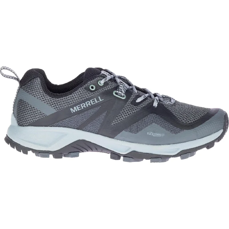 Men's Merrell MQM Flex 2 Black/Granite Mesh Zip - Up Boot Style  