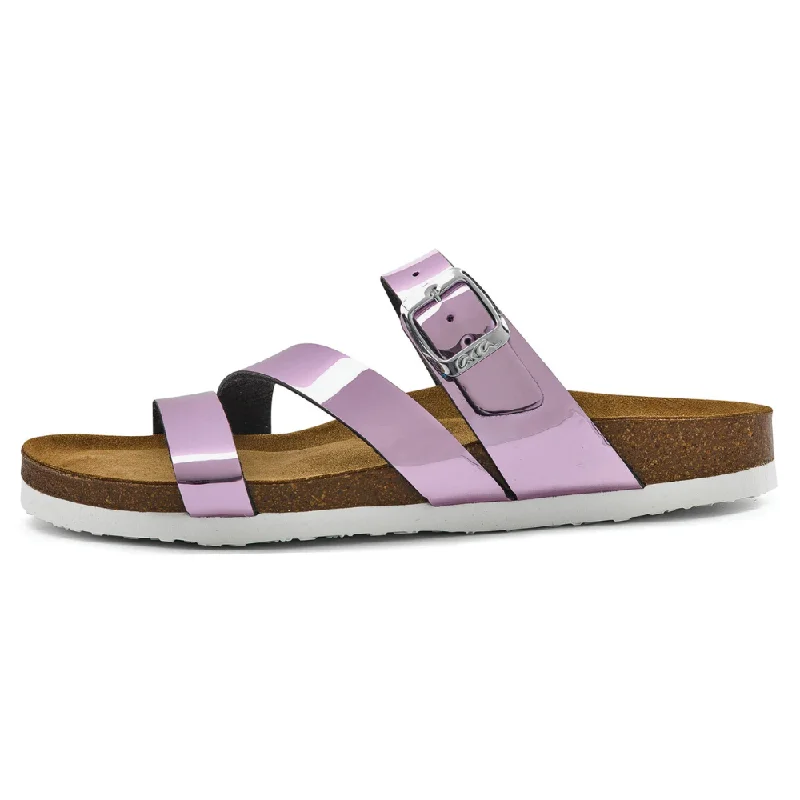 Ara Felipa Pink Cork Slide Sandal (Women's) Loose - Fit Slipper Style  