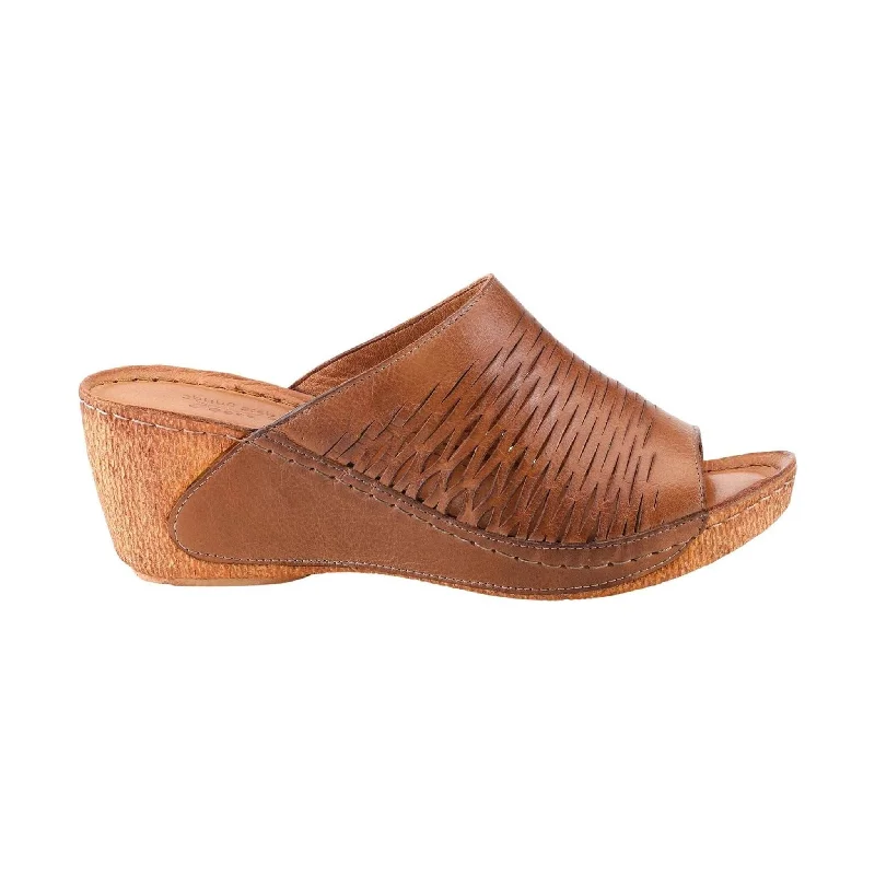 Spring Step Women's Cunacena Sandal - Brown Lightweight Tennis Sneaker Look  