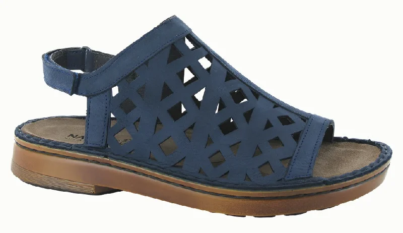 Amadora Navy Nubuck Comfortable Derby Style  