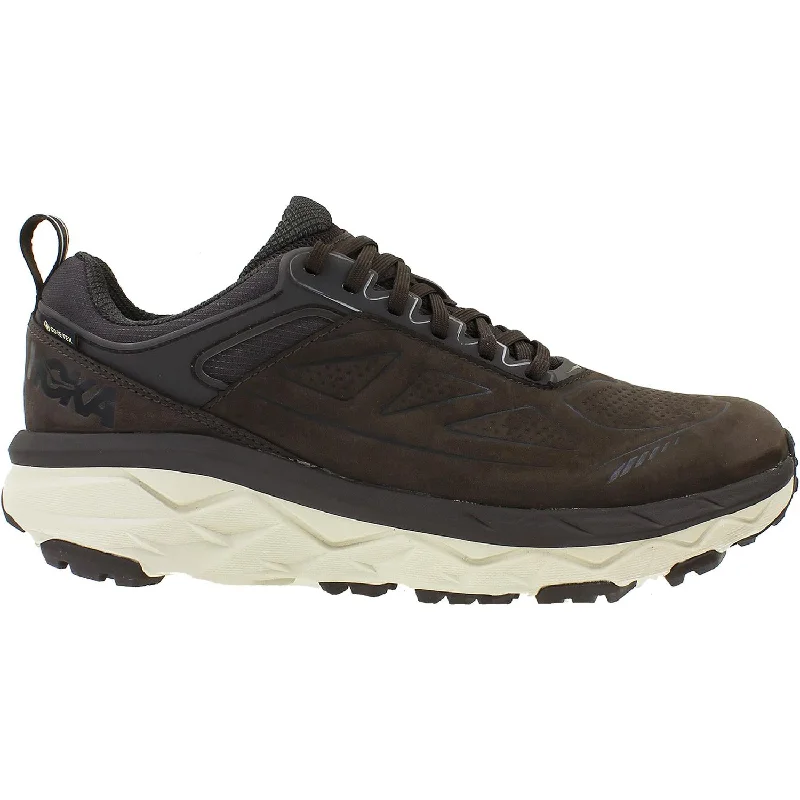 Men's Hoka One One Challenger Low Gore-Tex Demitasse Nubuck Wingtip Oxford Design 