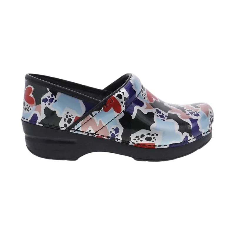 Dansko Women's Professional Clogs - Fragment Patent Two - Tone Shoe Design  