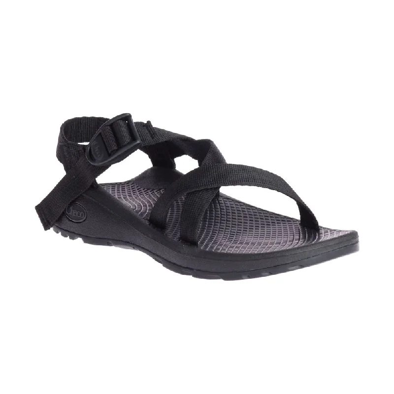 Women's Chaco Z/Cloud Sandal Color: Solid Black Ivy League - Inspired Derby Look 