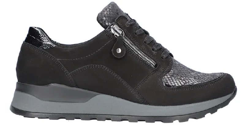 WOMEN'S WALDLAUFER HIROKO | DENVER / BLACK Desert Boot Utility Style  