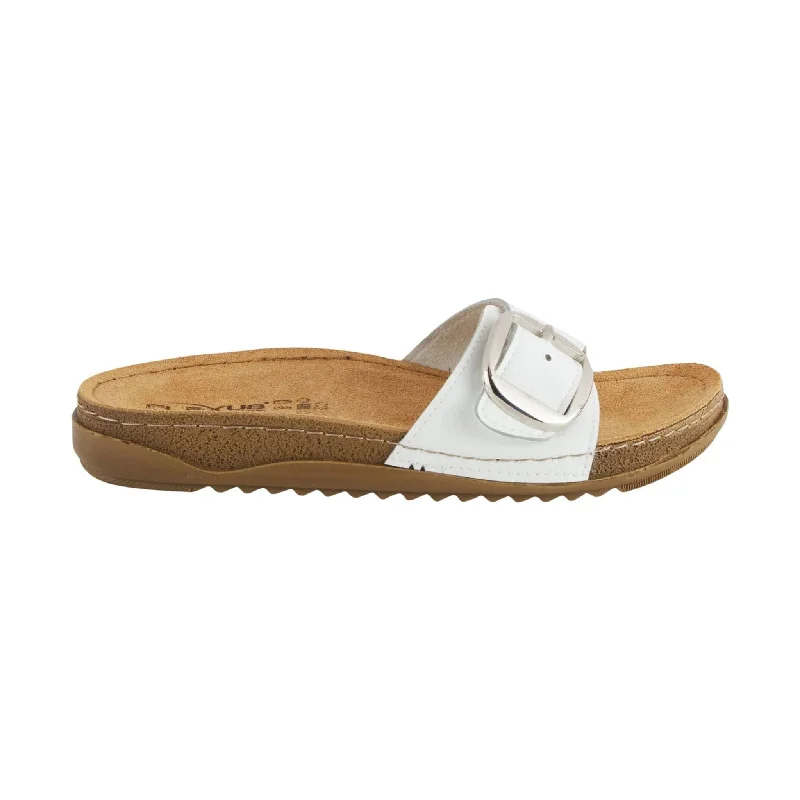 Flexus Women's Baronca Sandal - White Glow - in - the - Dark Shoe Design  