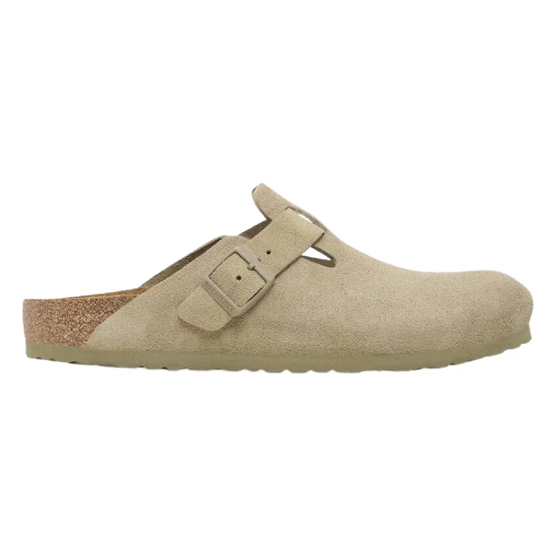 Birkenstock Boston Soft Footbed - Faded Khaki Hip - Hop Sneaker Style  