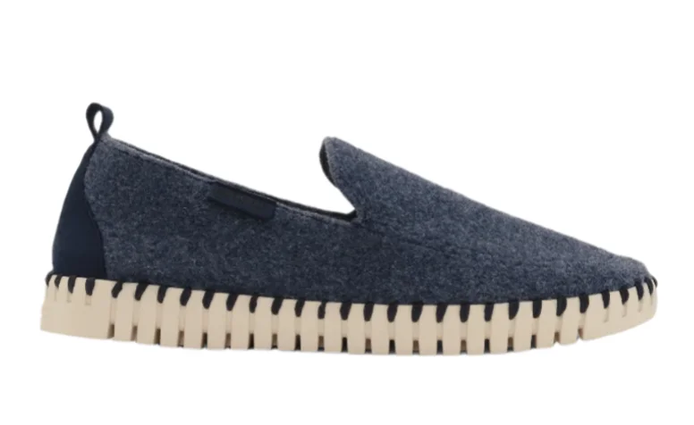 WOMEN'S ILSE JACOBSEN TULIP 3092 LOAFER | DARK INDIGO Loose - Fit Slipper Style  