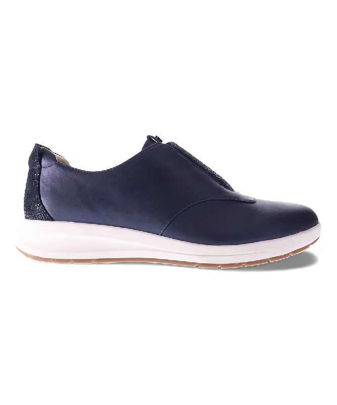 WOMEN'S REVERE CHICAGO | SAPPHIRE / NAVY LIZARD Ivy League Loafer Look 