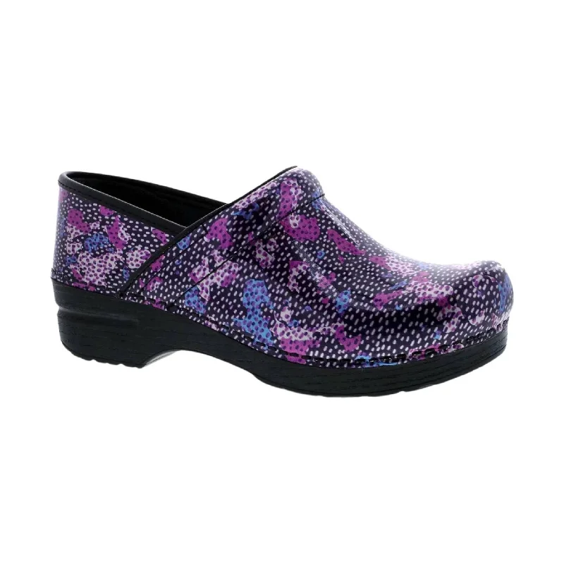 Dansko Women's Professional - Dotty Abstract Patent Leather Driving Shoe Style  