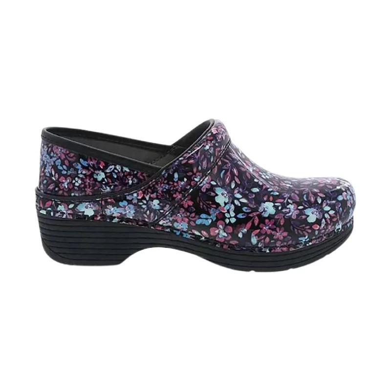 Dansko Women's Pro LT - Ditsy Floral Patent Artisan - Crafted Loafer Style  