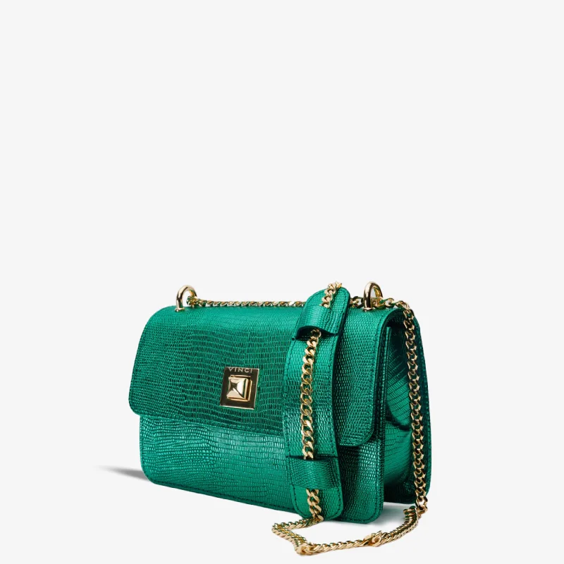 The Maple Green Leather Handbag Skateboarding Sneaker Style  