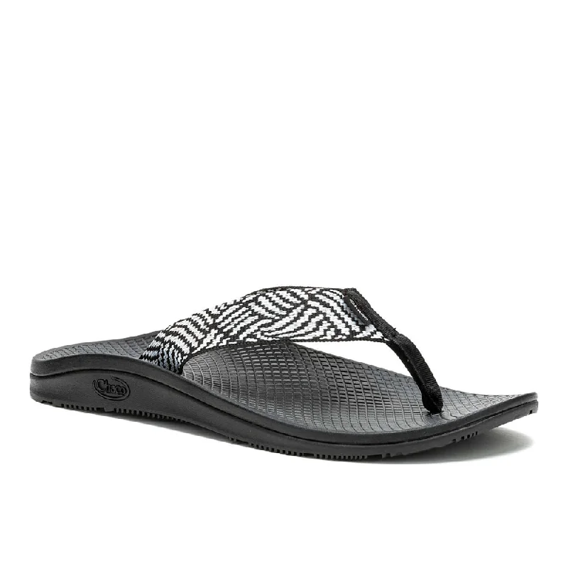 Women's Chaco Classic Flip Color: Everley B&W Bespoke Shoe Aesthetic 