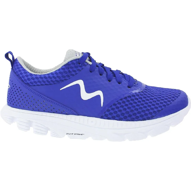 Women's MBT Speed 17 Lace Up Running Shoe Blue Mesh Quick - Dry Hiking Shoe Style   