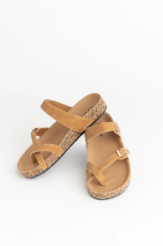 Amara Tan Distressed Leather Shoe Style  