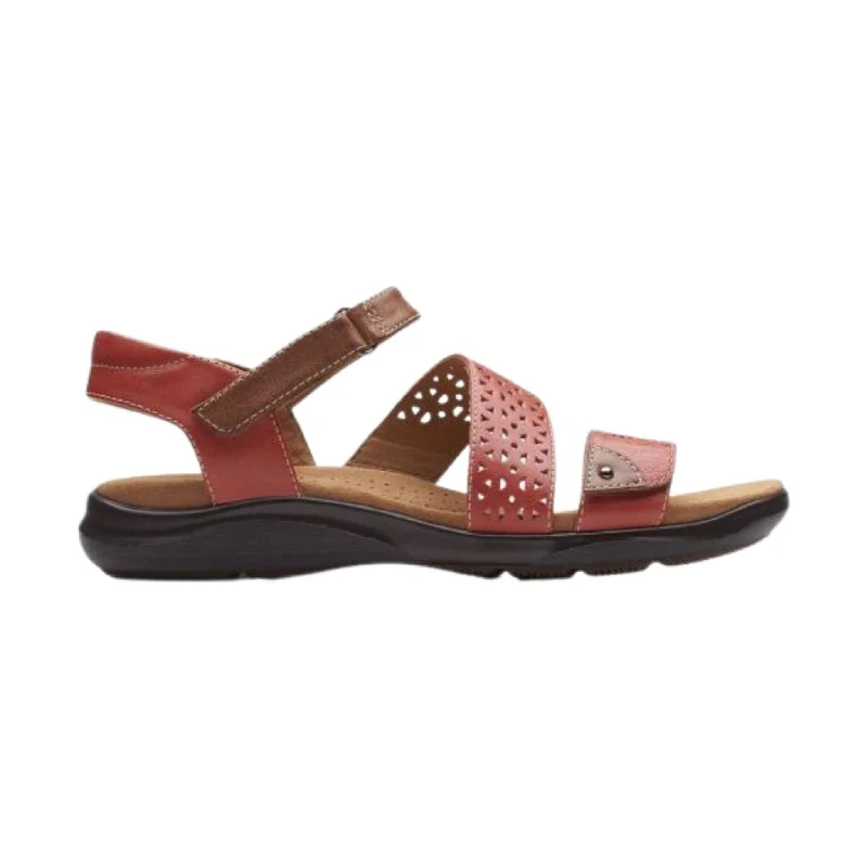 Clarks Women's Kitly Way Sandal - Grenadine Quick - Dry Hiking Shoe Style   