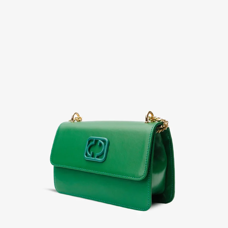 The Maneadero Green Leather Handbag Smart - Shoe Functionality Style  