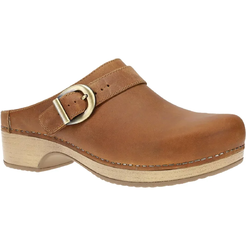 Women's Dansko Baylor Tan Oiled Pull Up Leather Camouflage Print Boot Style  