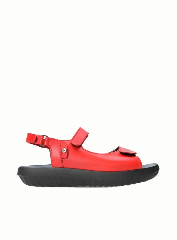Feel XW Red Chunky Platform Sneaker Style  
