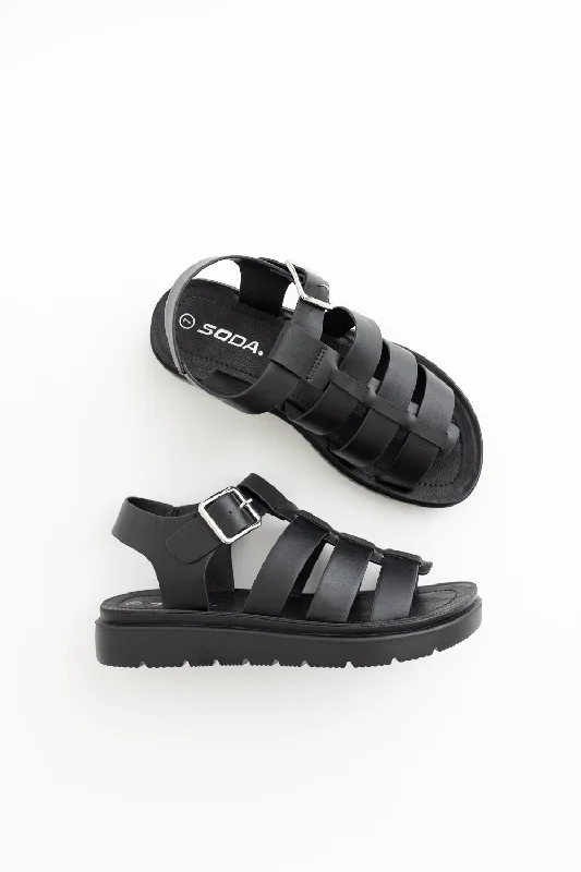 Diverse Black Art Deco - Inspired Shoe Look  