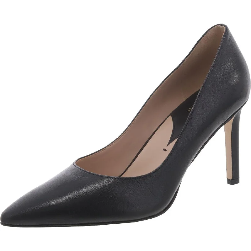 27 Edit Womens Adele Faux Leather Slip-On Pumps Sustainable Shoe Design  
