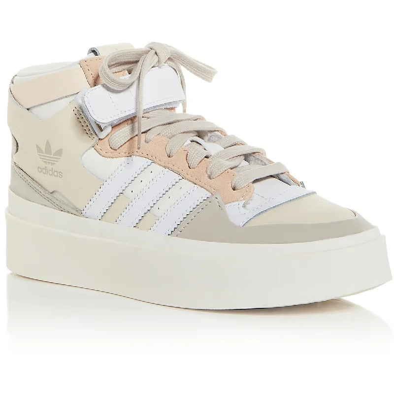 adidas Originals Womens Forum Bonega Leather Casual and Fashion Sneakers Glow - in - the - Dark Shoe Design  