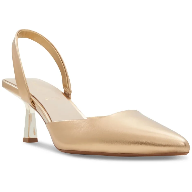 Aldo Womens BASANTI Metallic Pumps Slingback Heels Smart - Shoe Functionality Style  