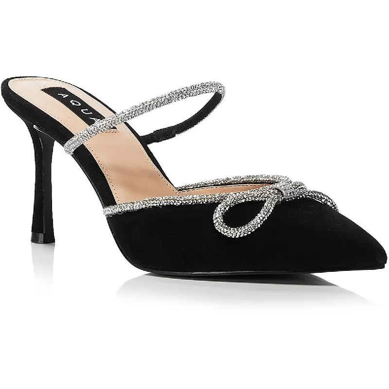 Aqua Womens JEWEL Pointed Toe Dressy Pumps Hip - Hop Sneaker Style  