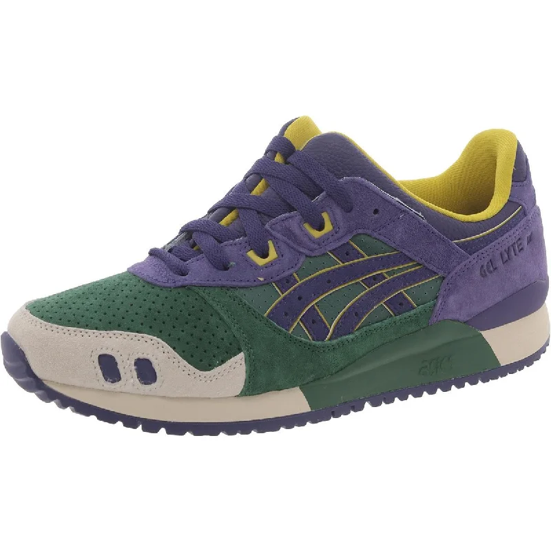 Asics Mens Gel-Lyte III OG Faux Suede Lace-Up Casual And Fashion Sneakers Blue Coast Loafer Aesthetic Asics Mens Gel-Lyte III OG Faux Suede Lace-Up Casual And Fashion Sneakers Blue Coast Loafer Aesthetic
