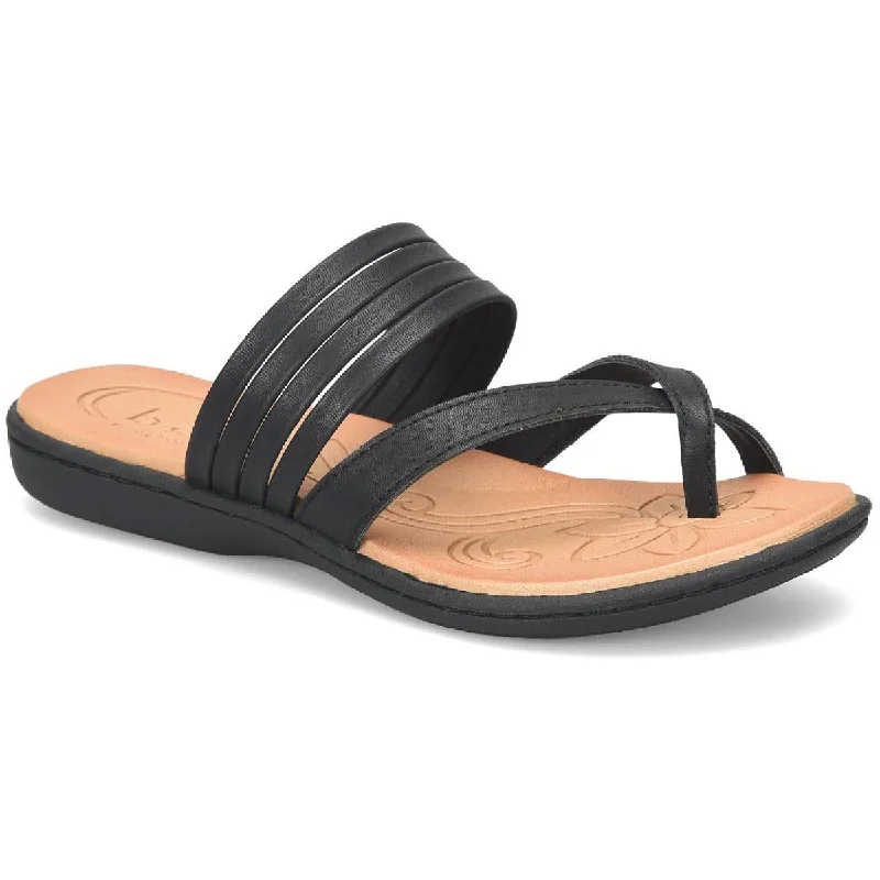 B.O.C. Born Concepts Womens Alisha Snake Slip on Open Toe Thong Sandals Tailored Oxford Style B.O.C. Born Concepts Womens Alisha Snake Slip on Open Toe Thong Sandals Tailored Oxford Style
