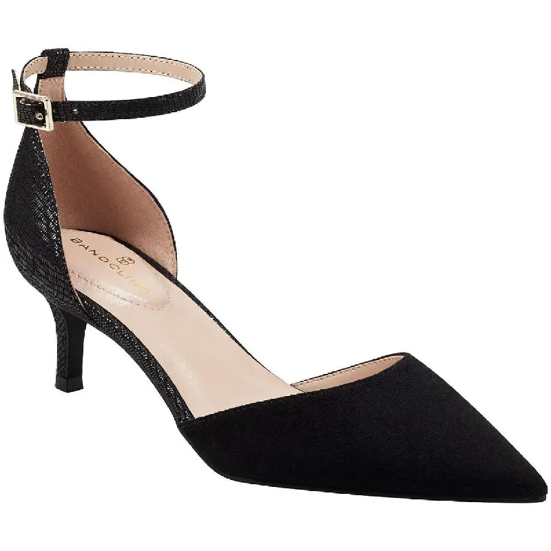 Bandolino Womens Maeve 2 Pointed Toe Dressy Ankle Strap Minimalist Sneaker Style  