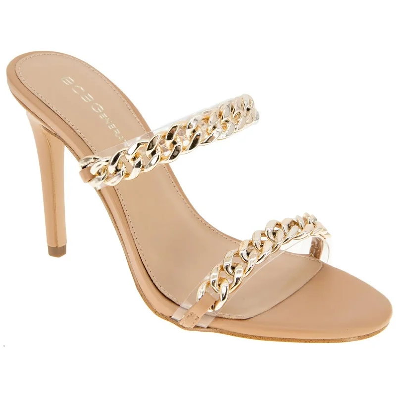 BCBGeneration Womens JESTA Dress Open Toe Pumps Strap - Up Sandal Resort Style  