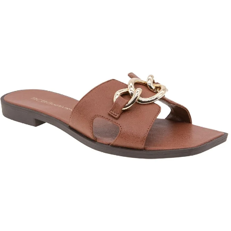 BCBGeneration Womens Lacinda Cutout Slides Slide Sandals Smart - Shoe Functionality Style BCBGeneration Womens Lacinda Cutout Slides Slide Sandals Smart - Shoe Functionality Style