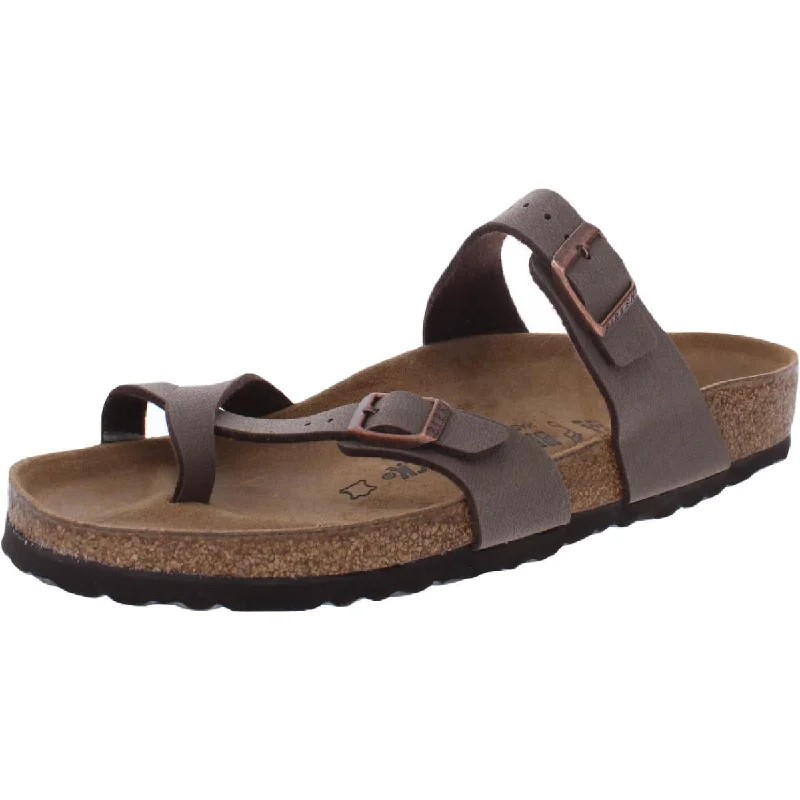Birkenstock Womens Leather Thong Footbed Sandals Desert Boot Utility Style  