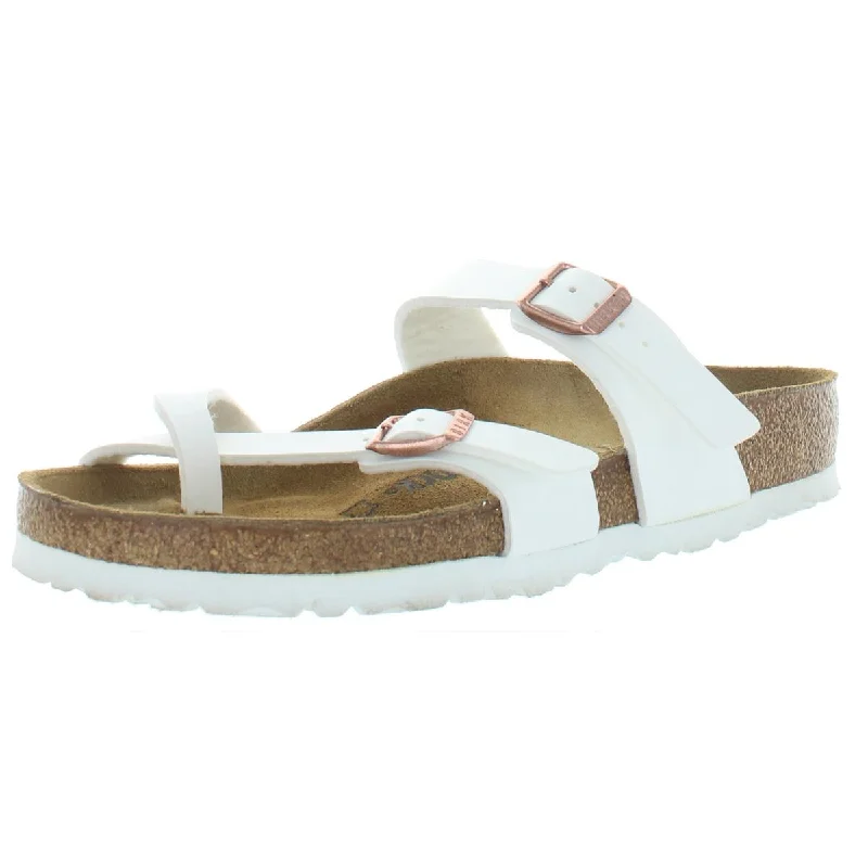 Birkenstock Womens Mayari Flip-Flop Leather Thong Sandals Casual Loafer Style          
