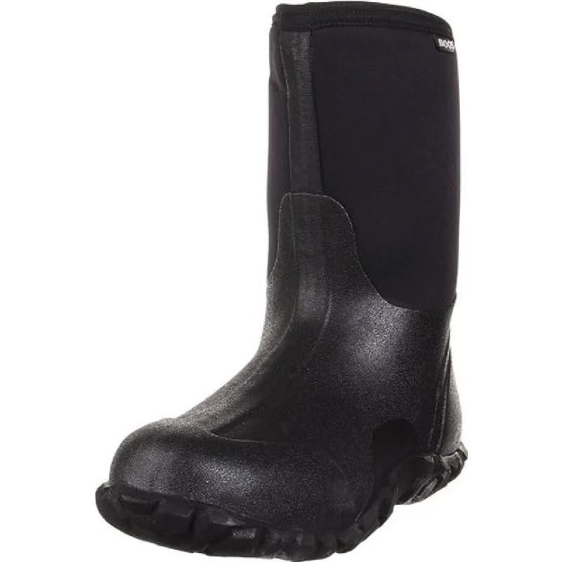 Bogs Mens Classic Mid Insulated Waterproof Rain Boots Quilted Shoe Design  