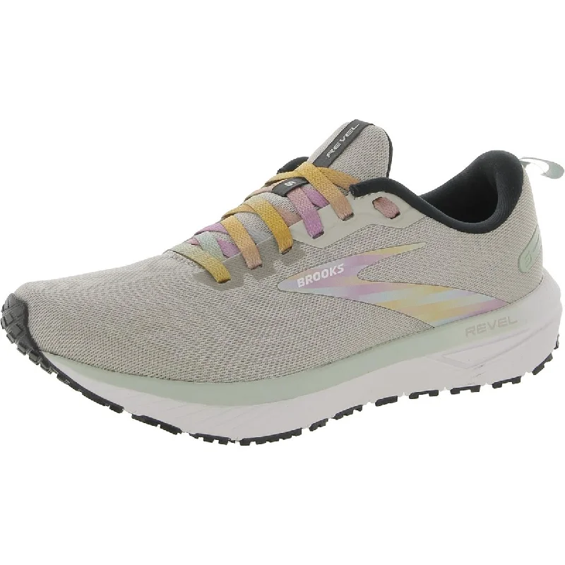 Brooks Womens Revel 6 Performance Fitness Running Shoes Combat - Inspired Military Boot Look Brooks Womens Revel 6 Performance Fitness Running Shoes Combat - Inspired Military Boot Look
