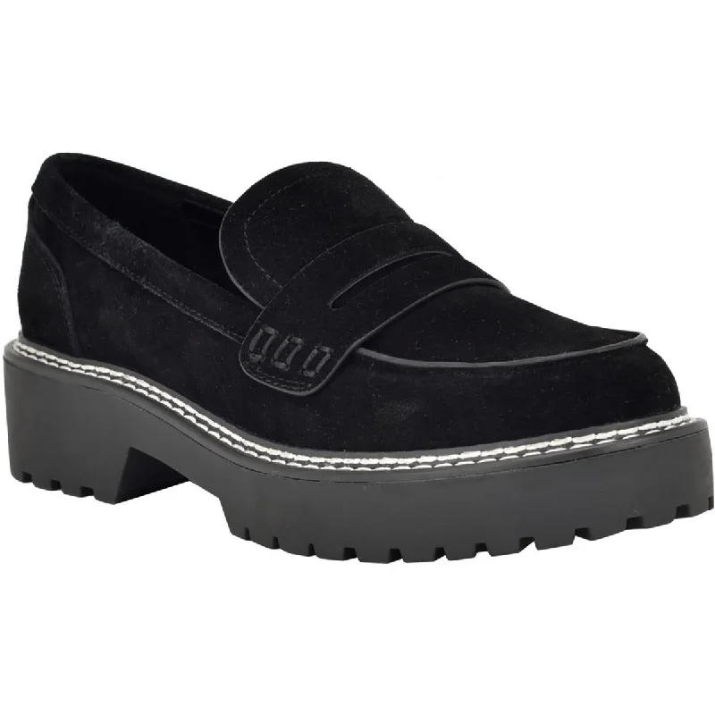 Calvin Klein Womens Suzie Leather Slip On Penny Loafers Retro Basketball Sneaker Design Calvin Klein Womens Suzie Leather Slip On Penny Loafers Retro Basketball Sneaker Design