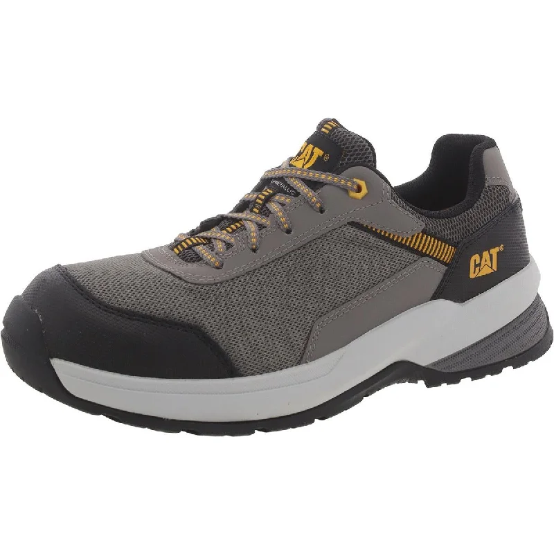 Caterpillar Mens Streamline 2.0 Leather Comp Toe Work & Safety Shoes Loose - Fit Slipper Style Caterpillar Mens Streamline 2.0 Leather Comp Toe Work & Safety Shoes Loose - Fit Slipper Style