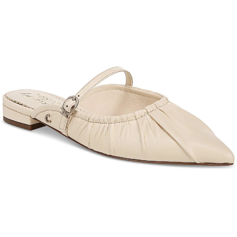 Circus by Sam Edelman Womens Larissah Leather Slip-On Mule Sandals Patchwork Shoe Aesthetic  