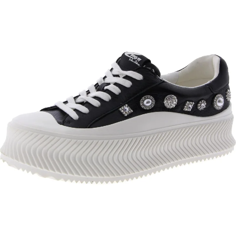 Circus by Sam Edelman Womens Taelyn Leather Casual And Fashion Sneakers Skateboarding Sneaker Style  