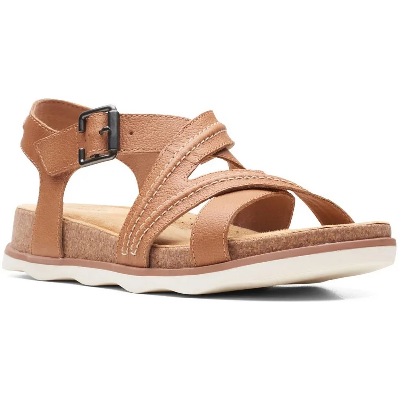 Clarks Womens Brynn Ave Leather Slingback Strappy Sandals Elastic - Sided Chelsea Look Clarks Womens Brynn Ave Leather Slingback Strappy Sandals Elastic - Sided Chelsea Look