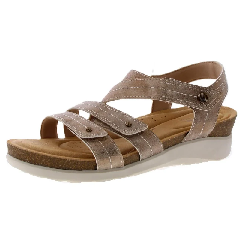 Clarks Womens Calenne Clara Faux Leather Wedge Ankle Strap Paisley Print Shoe Design Clarks Womens Calenne Clara Faux Leather Wedge Ankle Strap Paisley Print Shoe Design