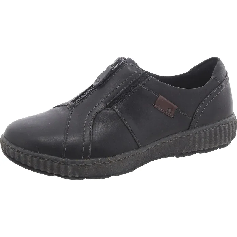 Clarks Womens Magnolia Zip Leather Lifestyle Casual And Fashion Sneakers Hemp - Material Shoe Style  