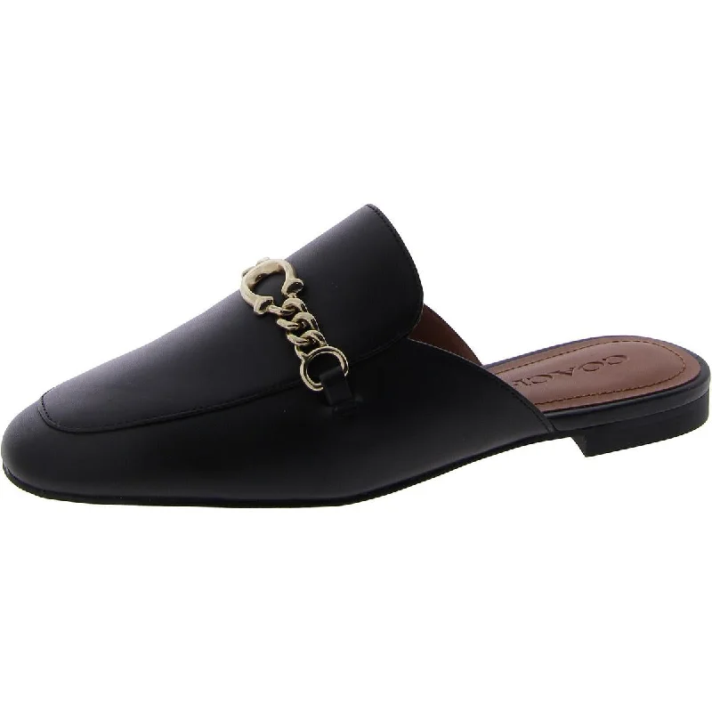 Coach Womens Slip On Loafer Flat Shoes Comfortable Derby Style  
