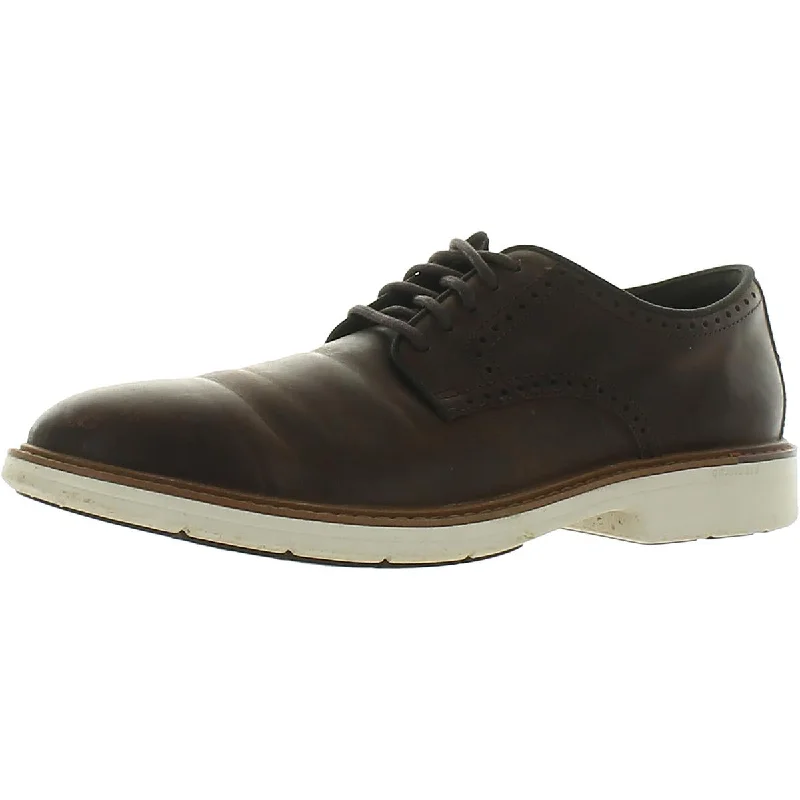 Cole Haan Mens Go-To Leather Comfort Oxfords Cowboy Boot Western Style  