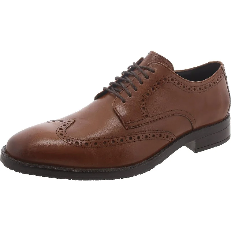 Cole Haan Mens Me Wing Oxford Block Heel Lace Up Oxfords Vintage Oxford Appeal 